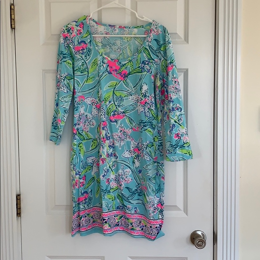 Lilly Pulitzer 3/4 sleeve dress, perfect condition